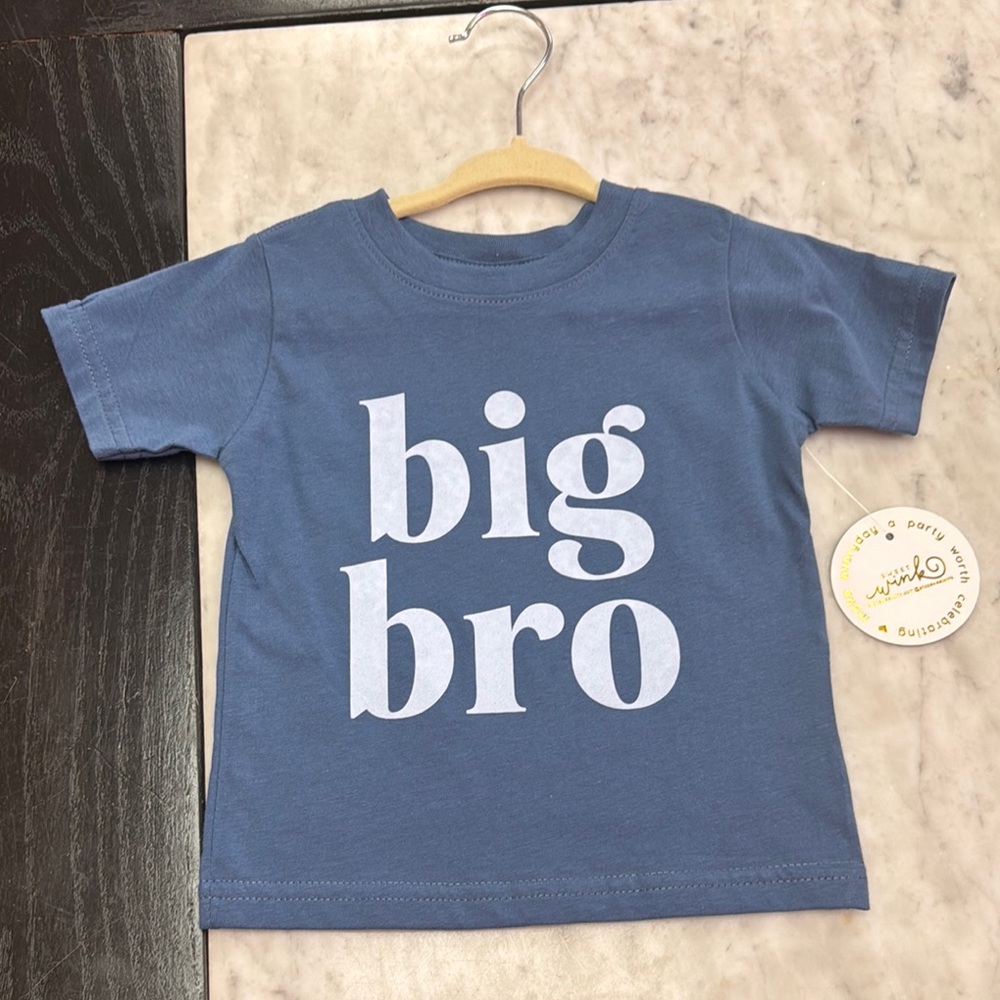 Wink Blue Big Bro Short Sleeve Tee